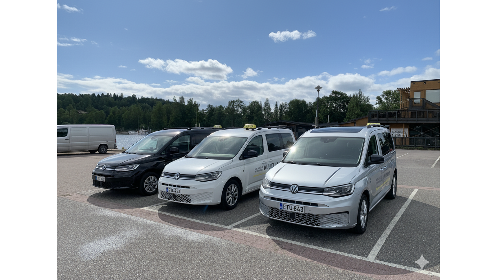 Taksi Wallin Oy:n luotettava ja moderni kalusto Lahden seudulla.